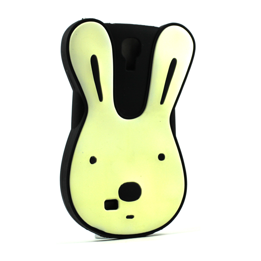 Samsung Galaxy S4 3D Bunny Face Case (Black)